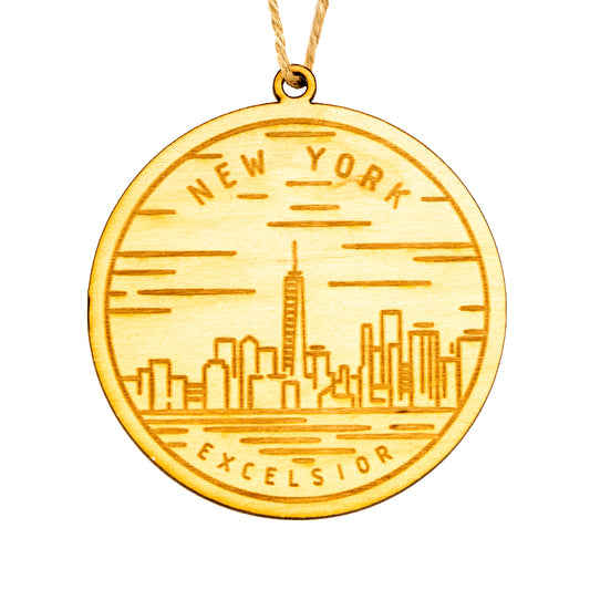 New York State Picture Ornament