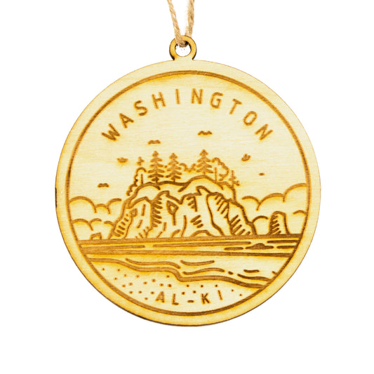 Washington State Picture Ornament