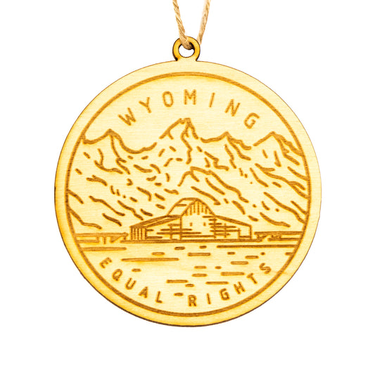 Wyoming State Picture Ornament