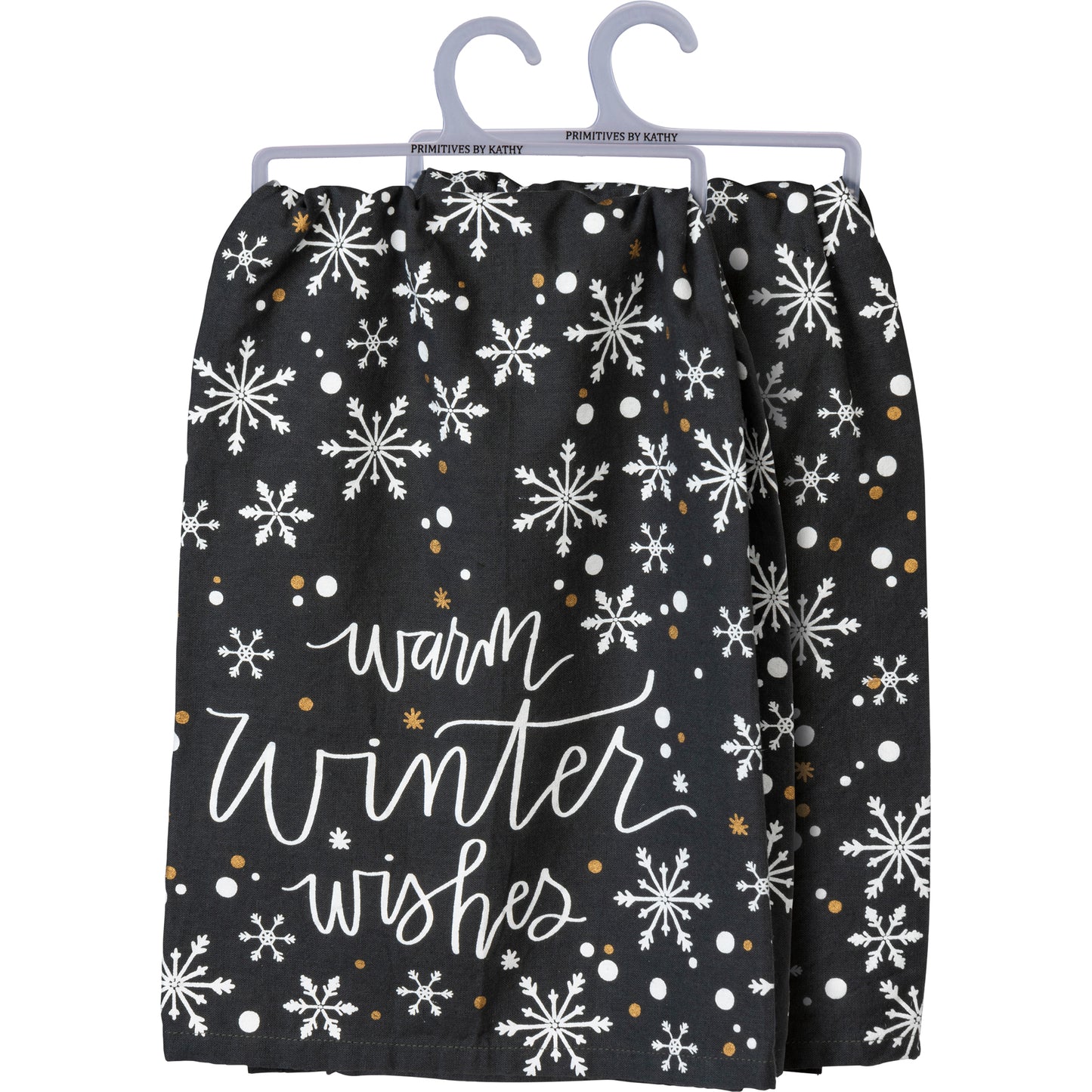 Warm Winter Wishes Snowflake Kitchen Towel