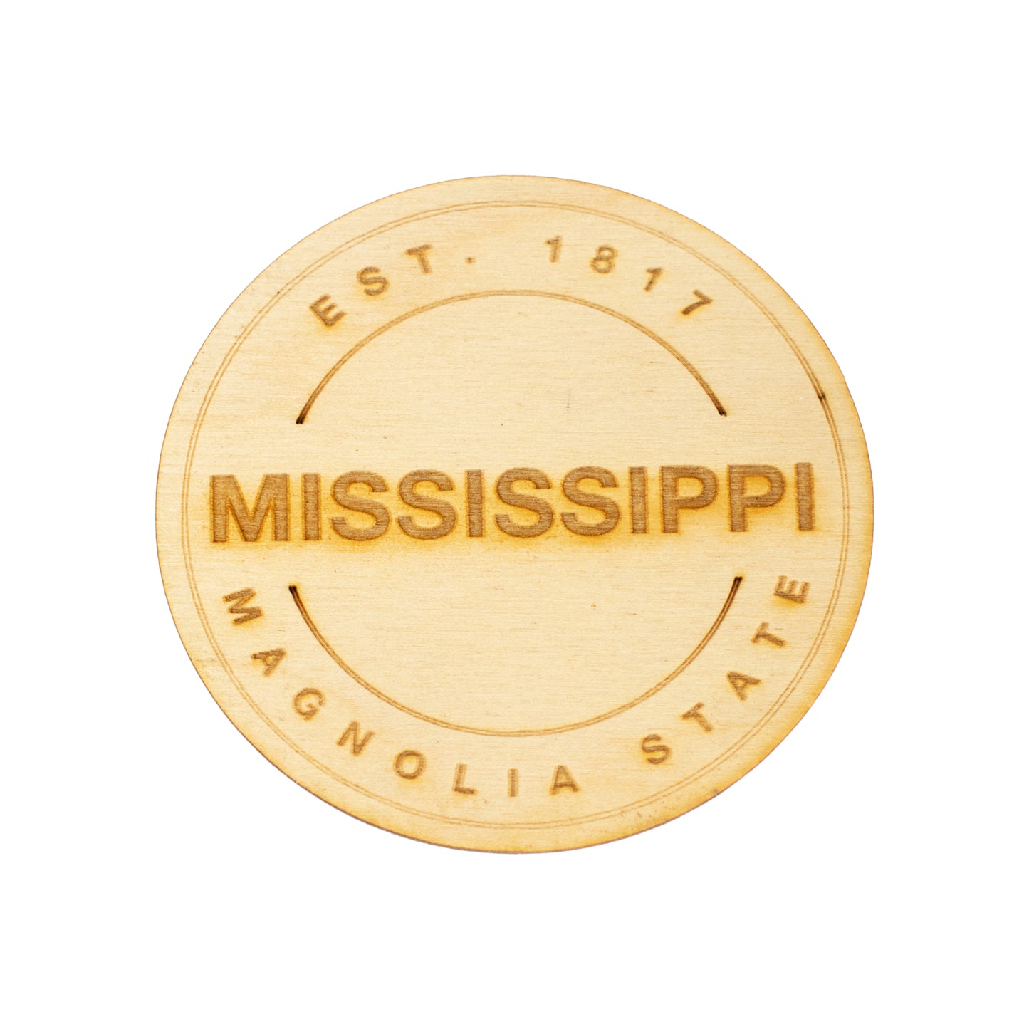 Mississippi State Token Magnet