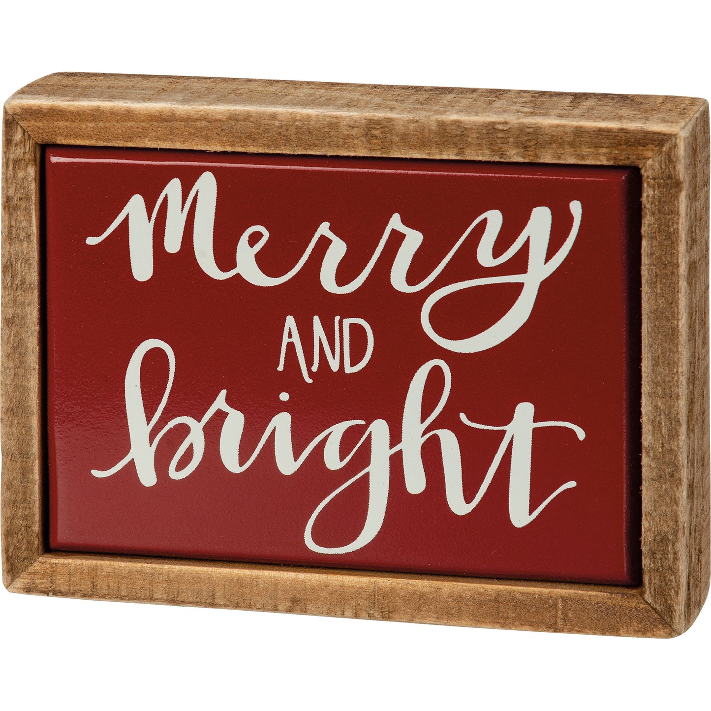 Merry and Bright Mini Box Sign
