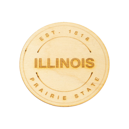 Illinois State Token Magnet