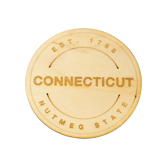 Connecticut State Token Magnet