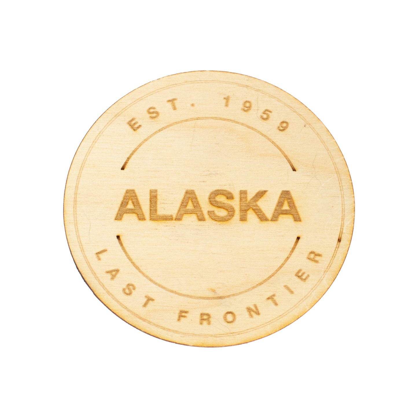 Alaska State Token Magnet