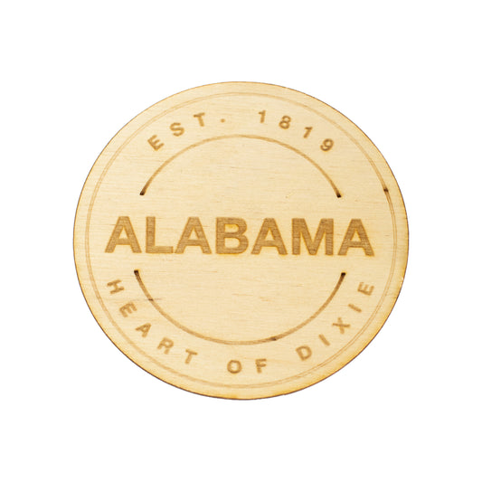 Alabama State Token Magnet