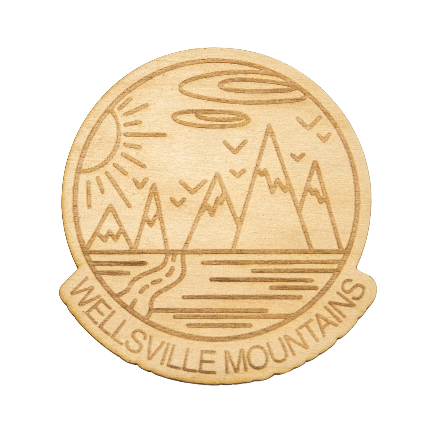 Custom Mountains with Sun Magnet (15)
