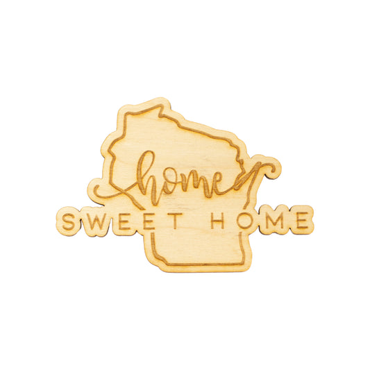 Wisconsin Home Sweet Home Magnet