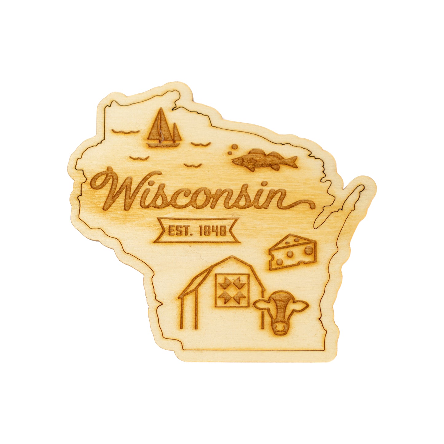 Wisconsin Home Town Magnet