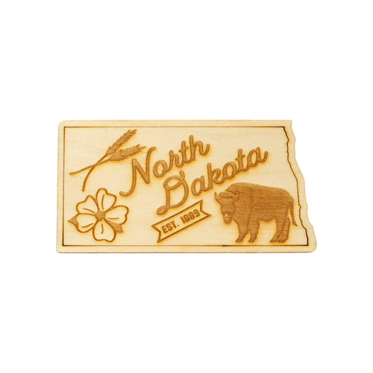 North Dakota Home Town Magnet