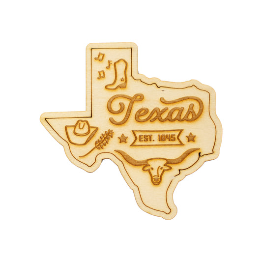 Texas Home Town Magnet