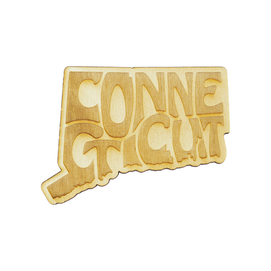 Connecticut State Name Magnet