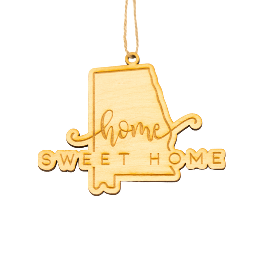 Alabama Home Sweet Home Ornament