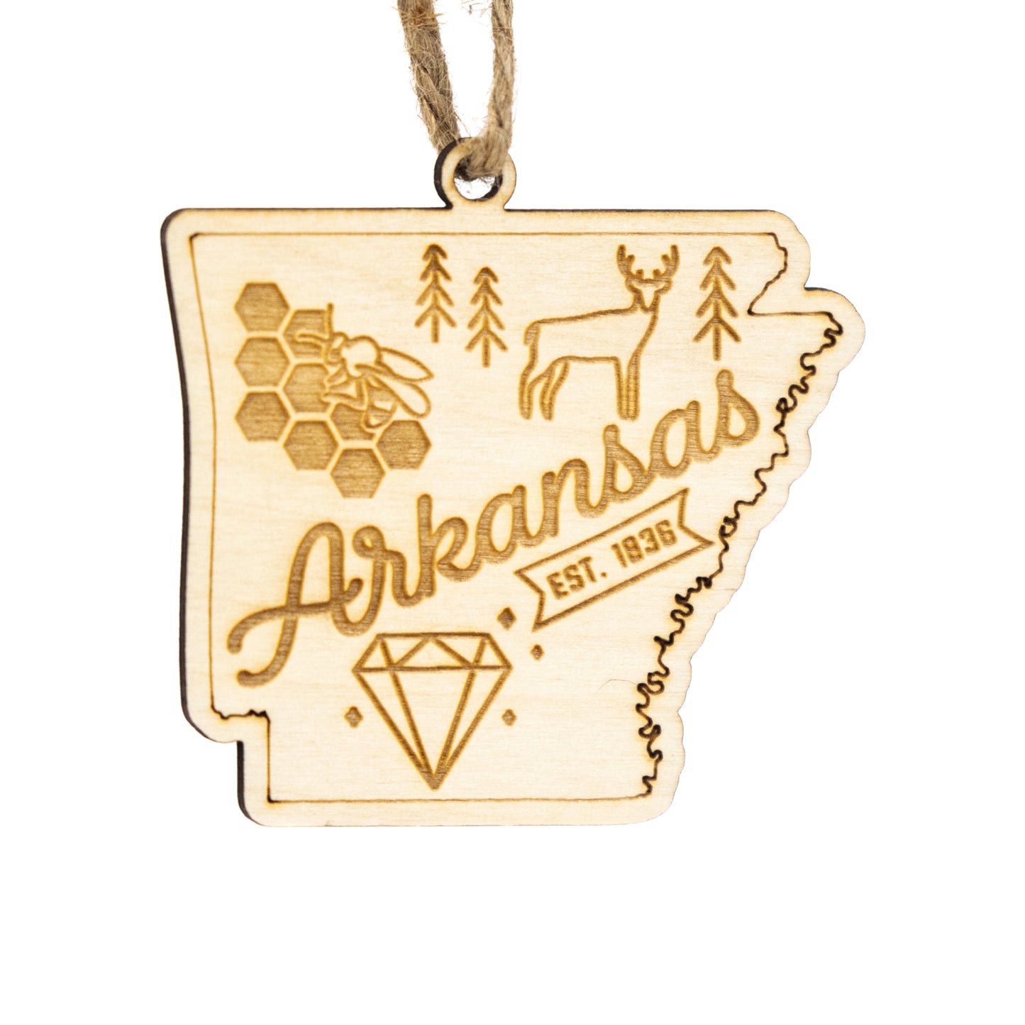 Arkansas Home Town Ornament