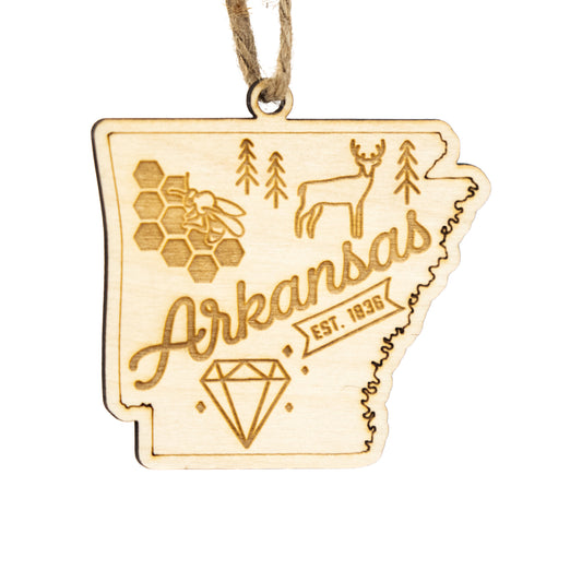 Arkansas Home Town Ornament