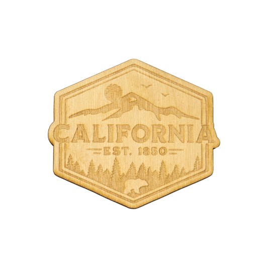 California Hexagon Magnet