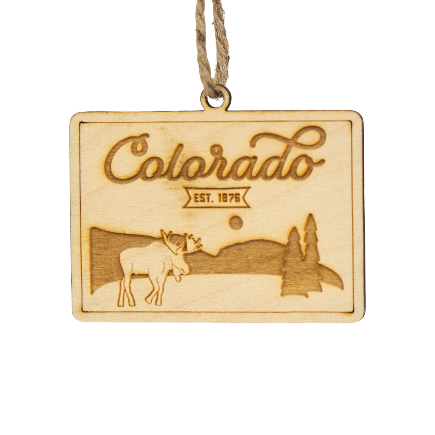Colorado Home Town Ornament