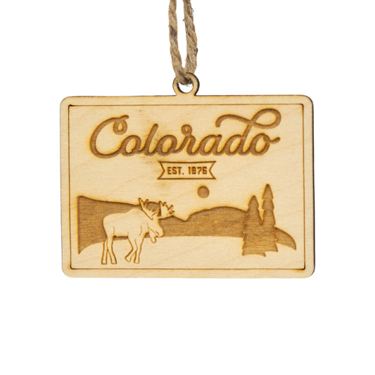 Colorado Home Town Ornament