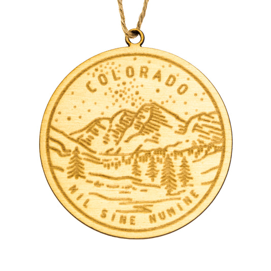 Colorado State Picture Ornament