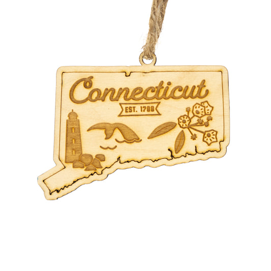Connecticut Home Town Ornament