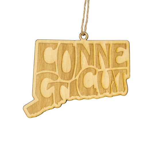 Connecticut State Name Ornament