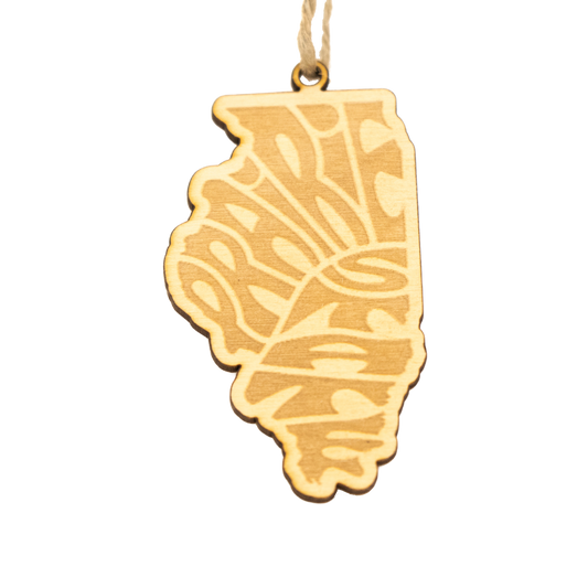 Illinois State Nickname Ornament