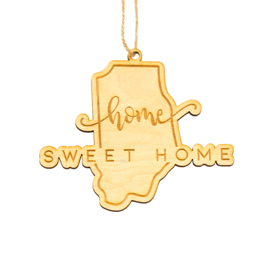 Indiana Home Sweet Home Ornament