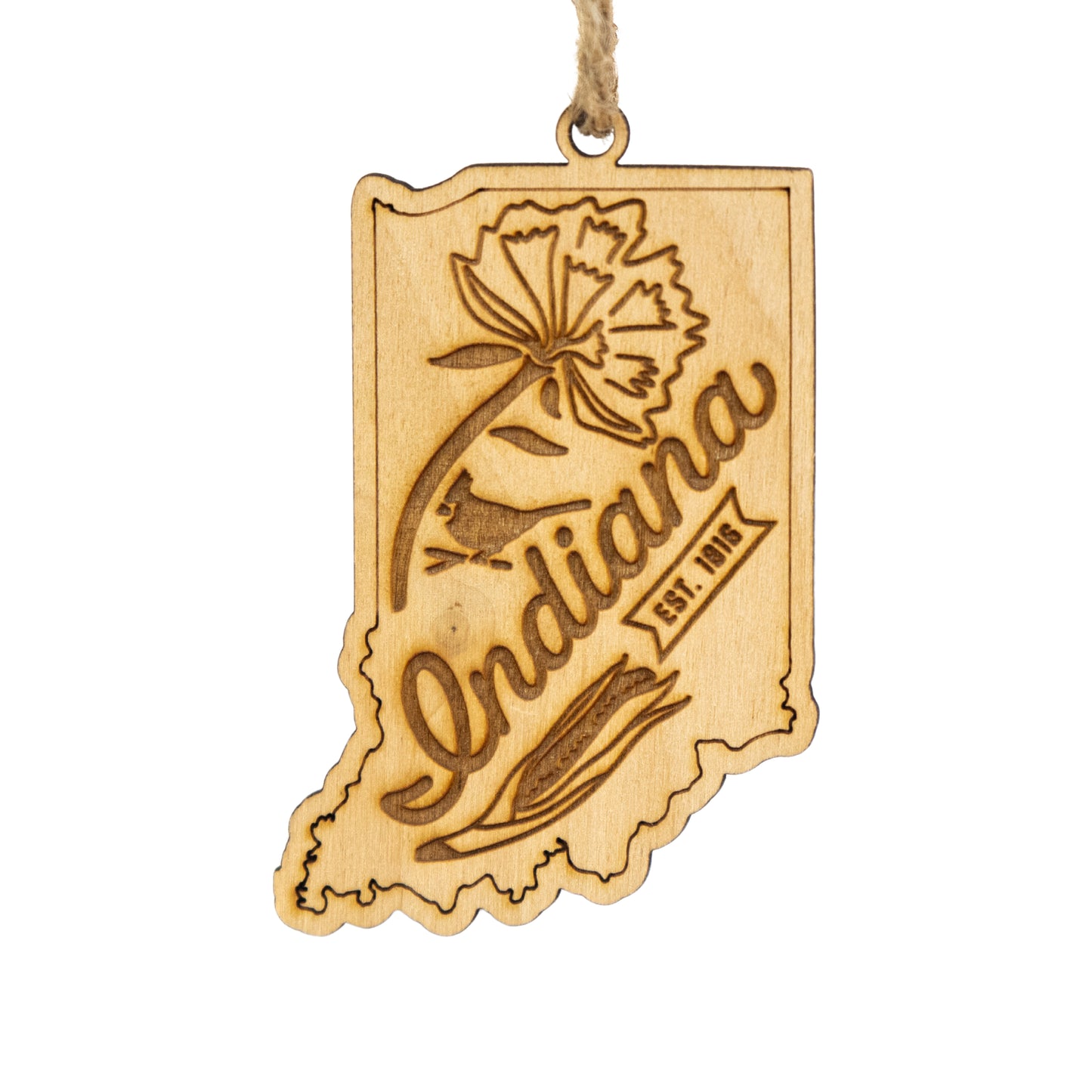 Indiana Home Town Ornament