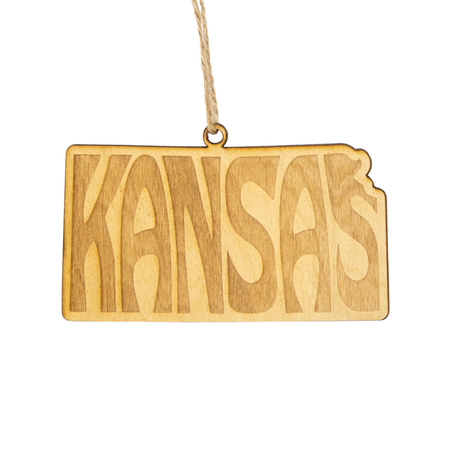 Kansas State Name Ornament