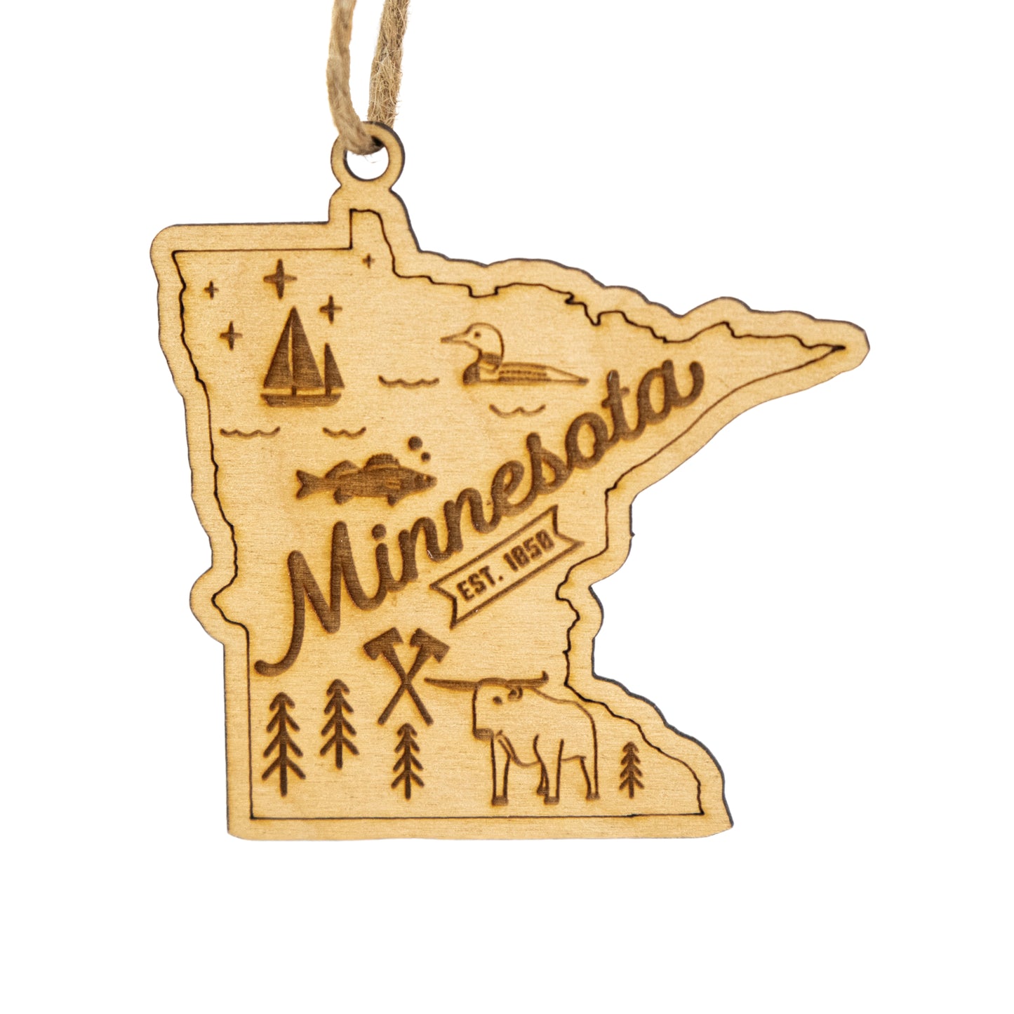Minnesota Home Town Ornament