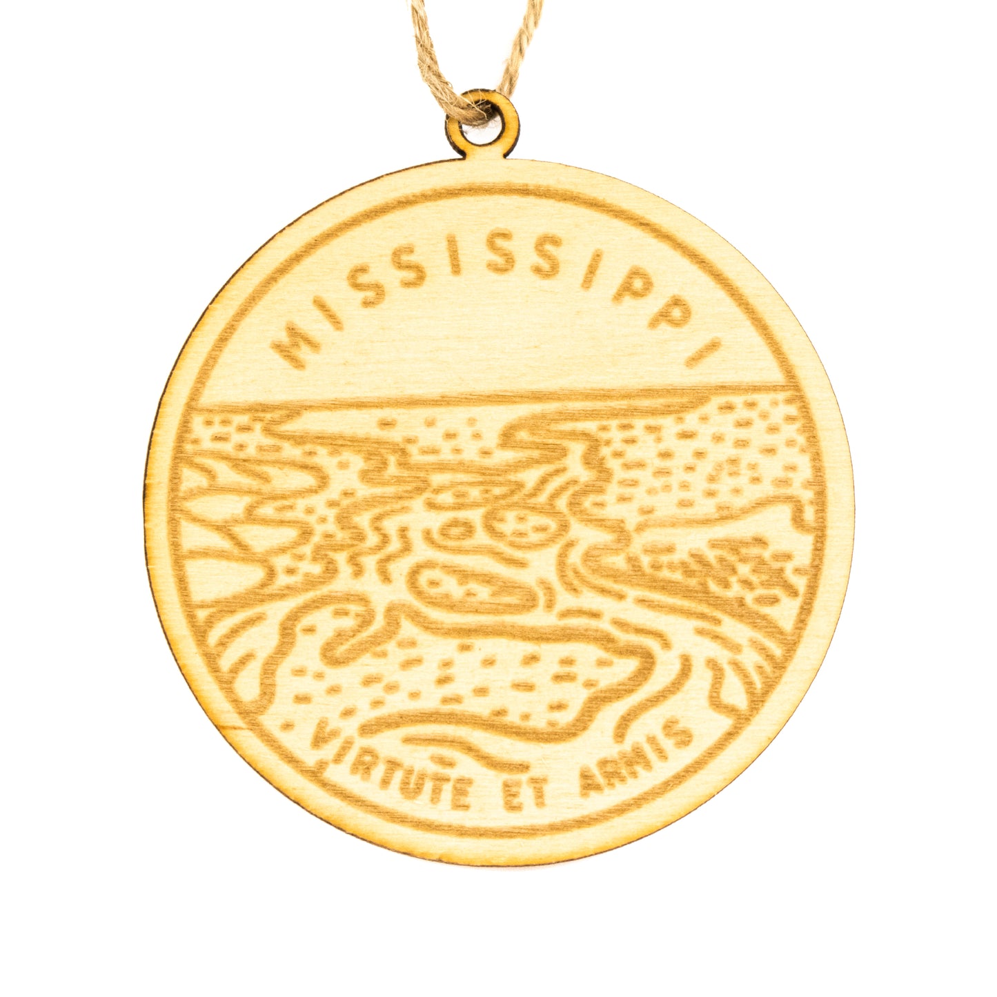 Mississippi State Picture Ornament