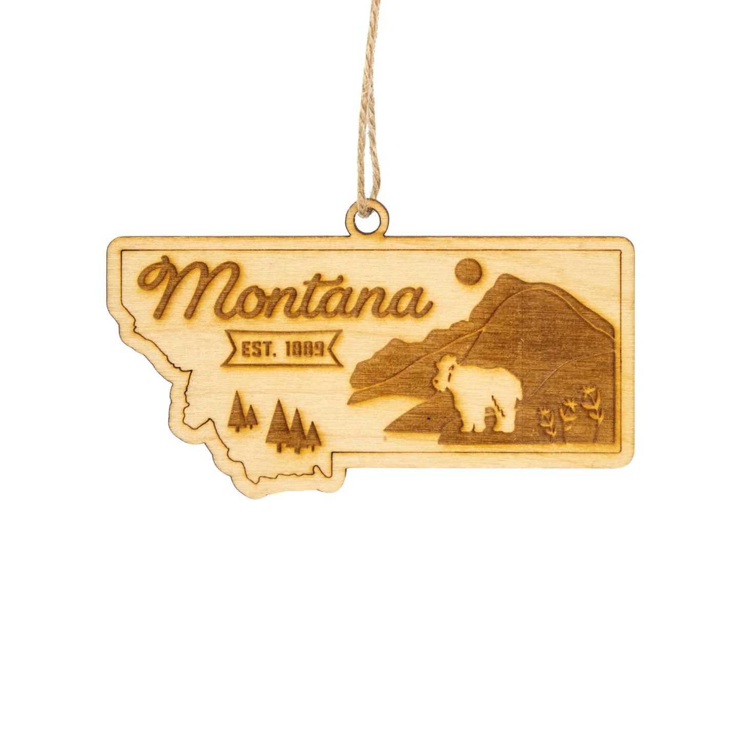Montana Home Town Ornament