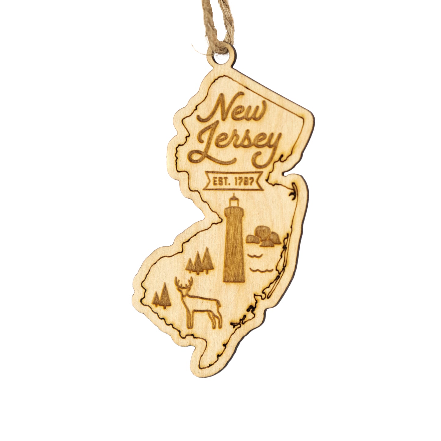New Jersey Home Town Ornament