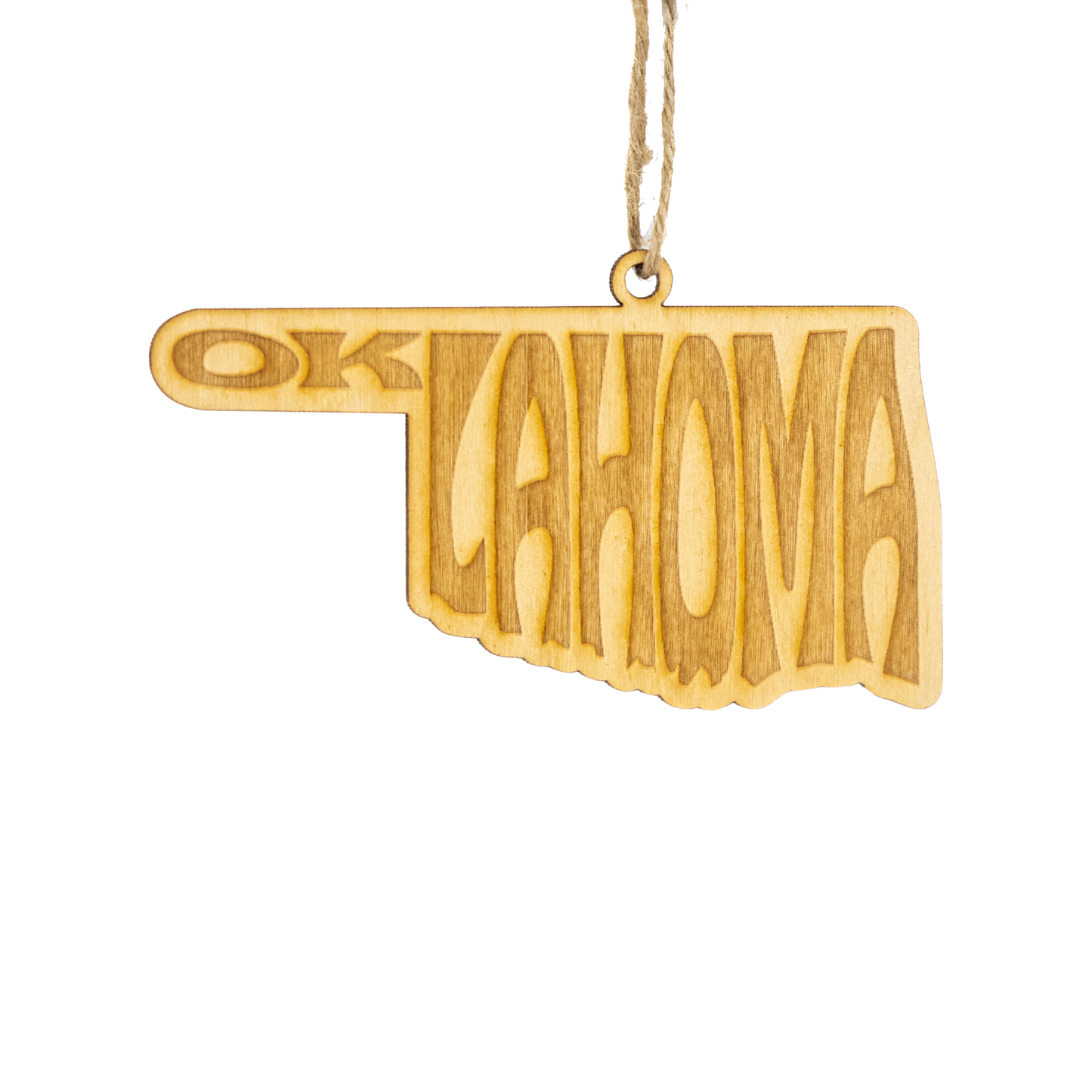 Oklahoma State Name Ornament