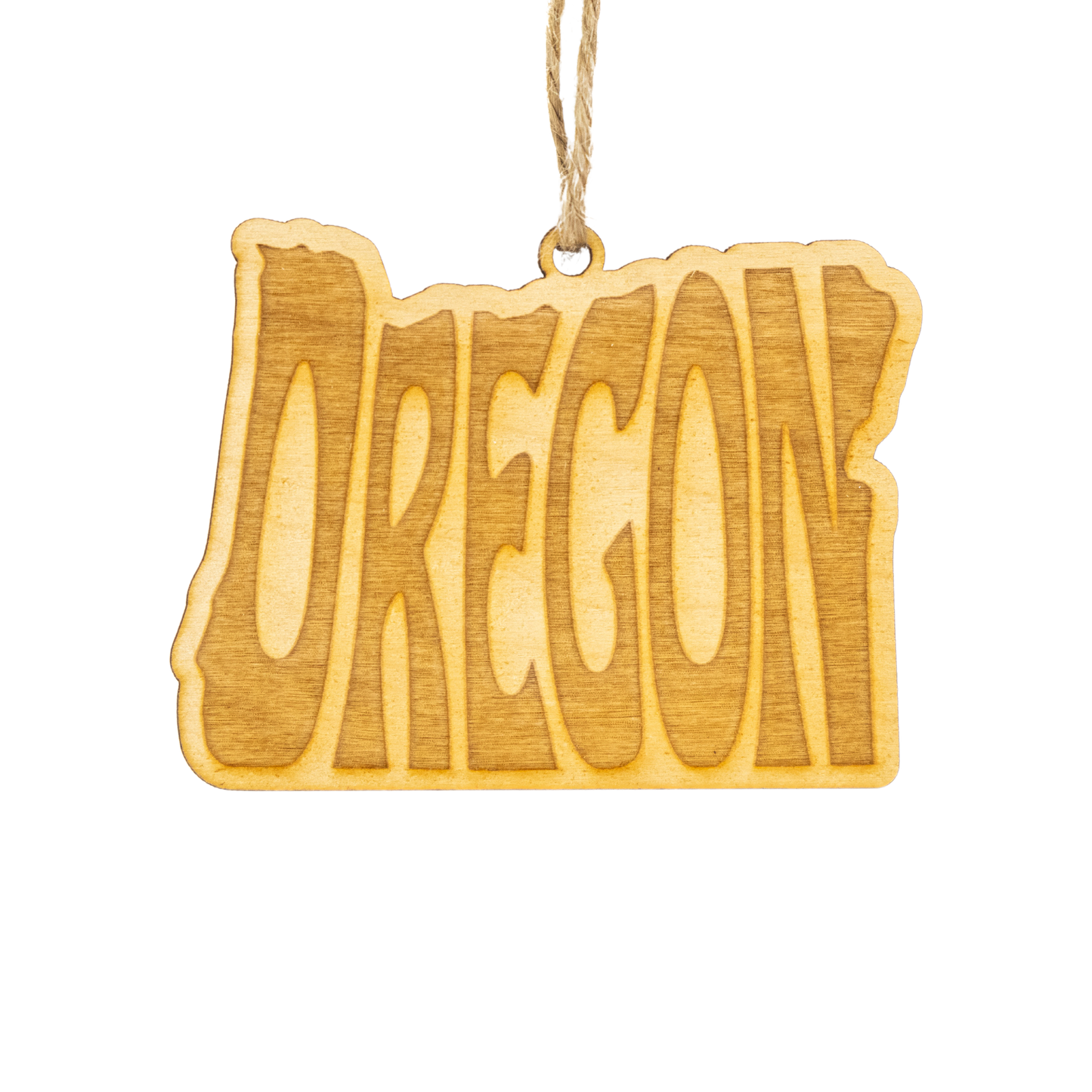 Oregon State Name Ornament