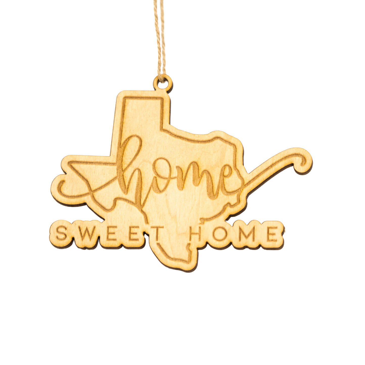 Texas Home Sweet Home Ornament