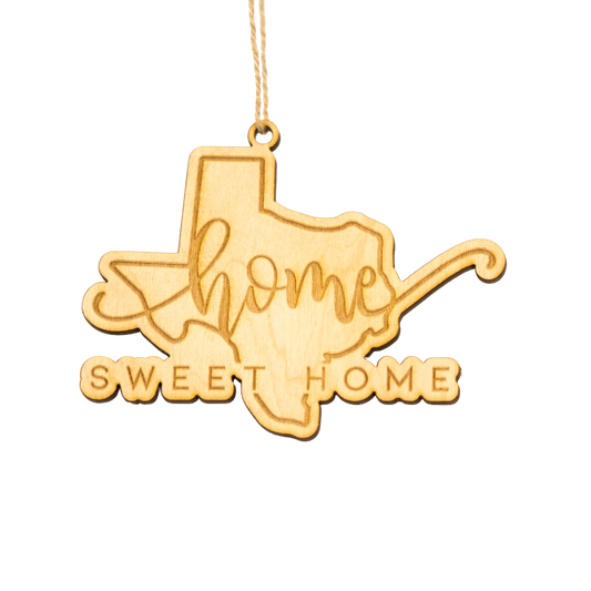Texas Home Sweet Home Ornament