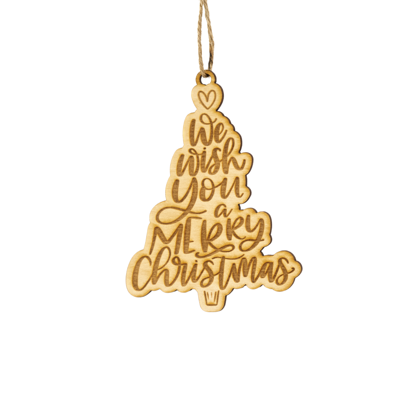 We Wish You A Merry Christmas Classic Christmas Ornament