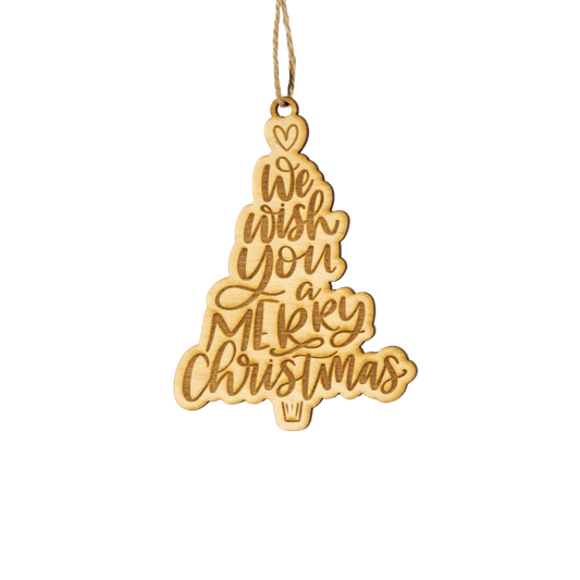 We Wish You A Merry Christmas Classic Christmas Ornament