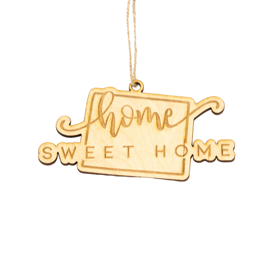 Wyoming Home Sweet Home Ornament