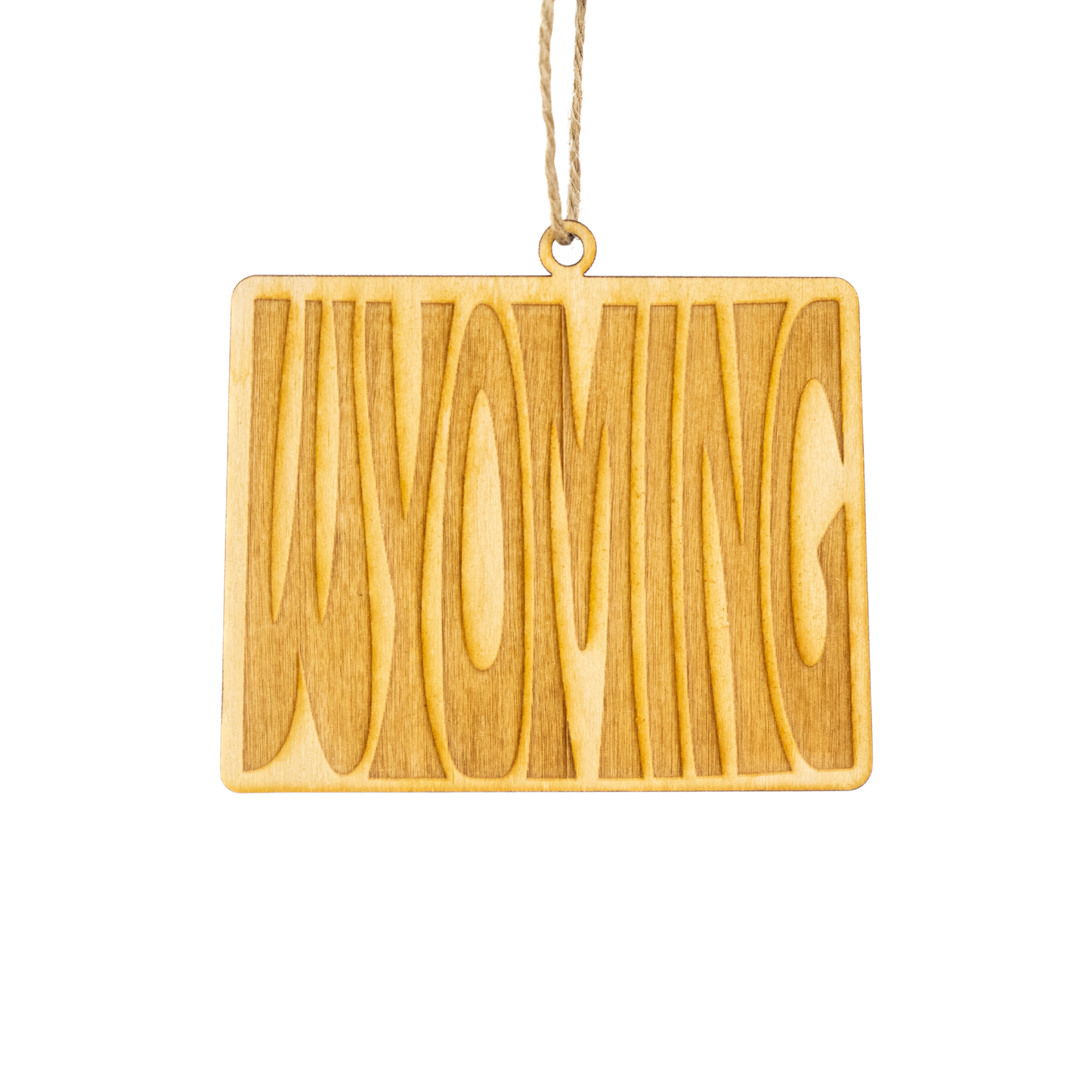Wyoming State Name Ornament