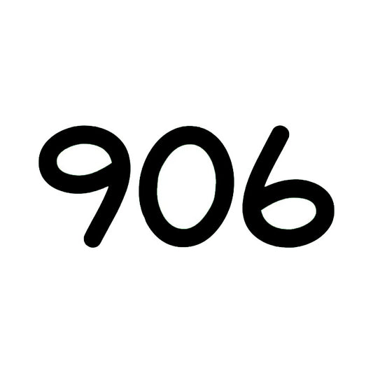 906 Area Code Sticker