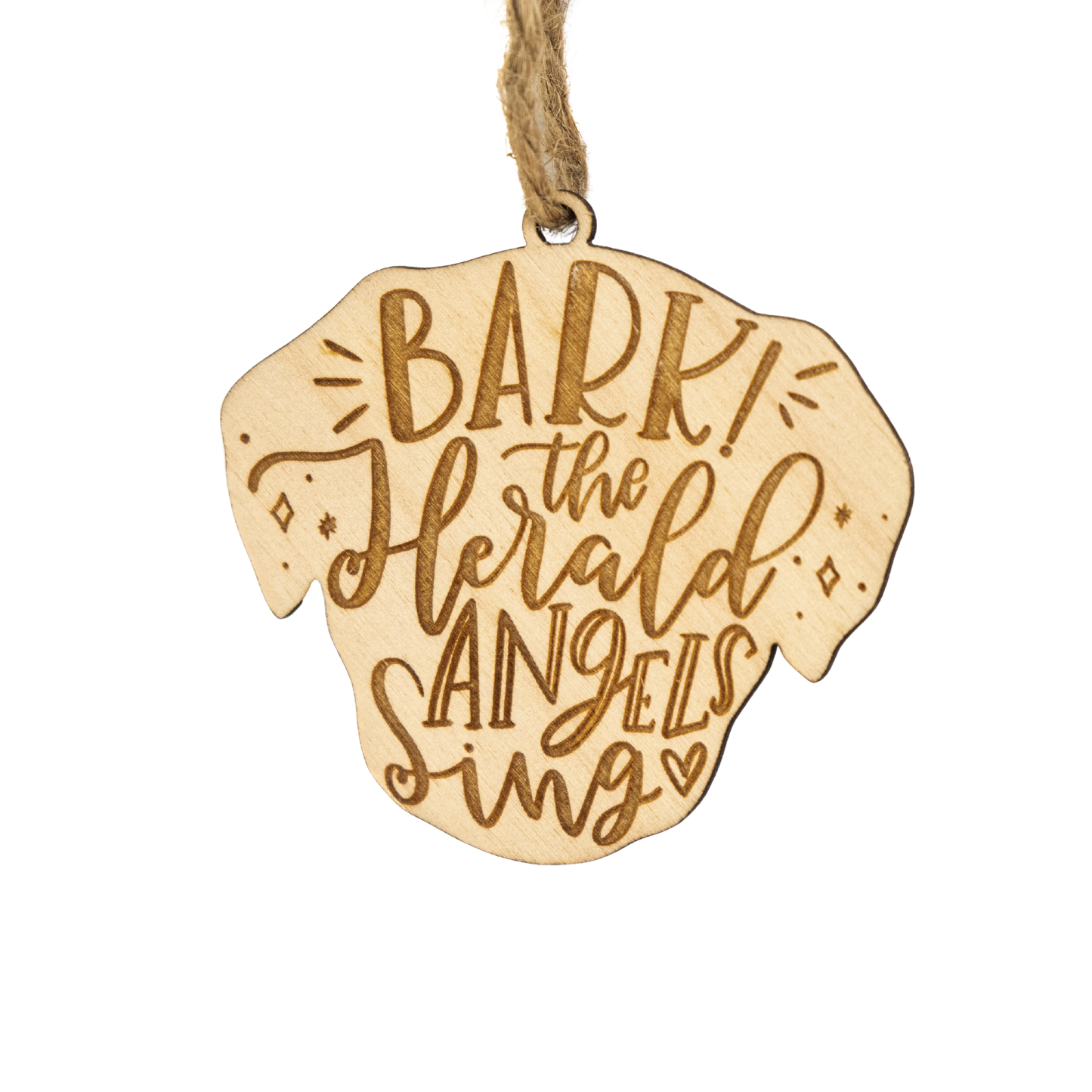 Bark The Herald Angels Sing Ornament