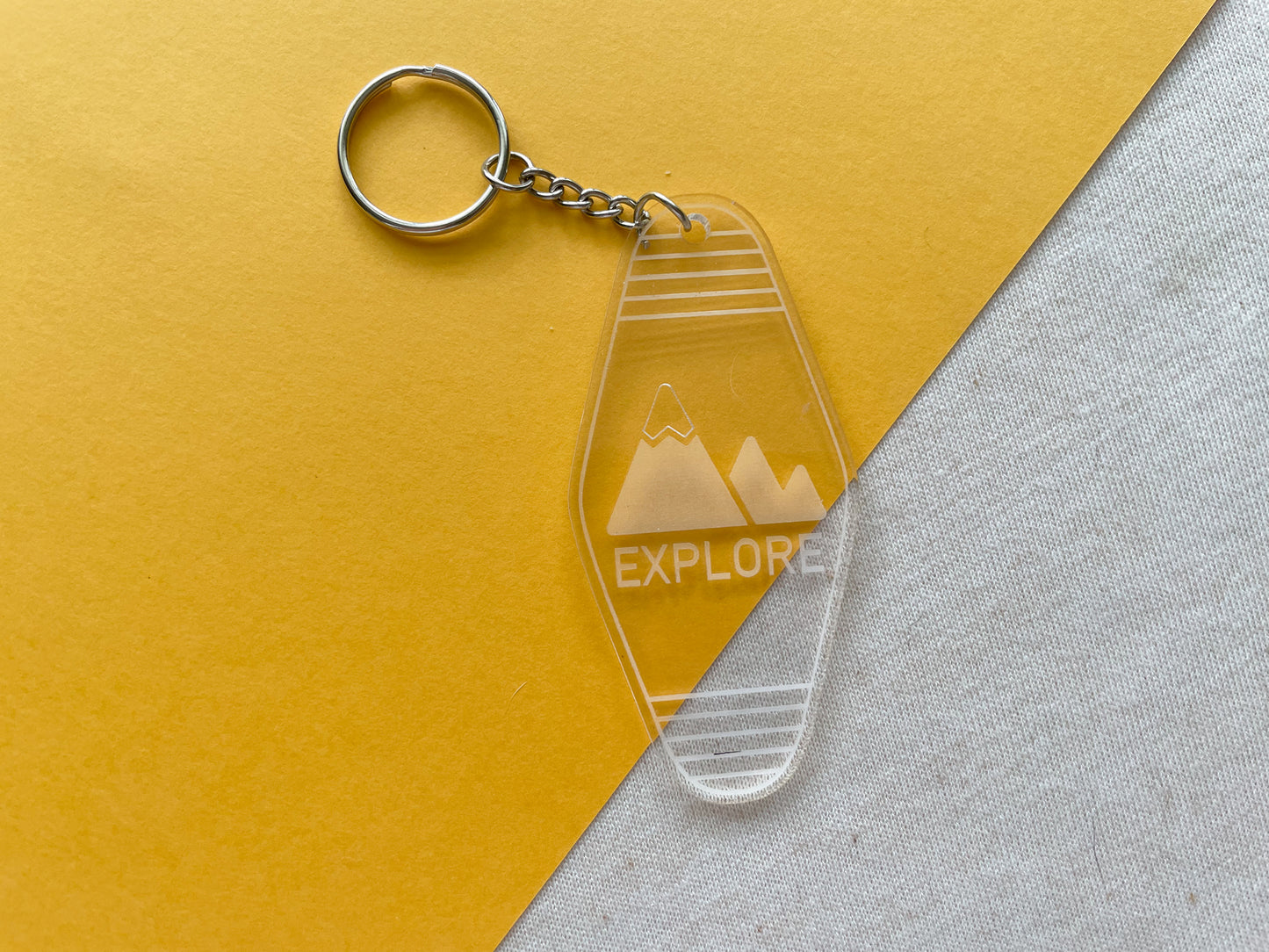 Mountain Explore Keychain