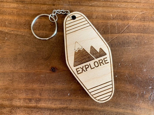 Mountain Explore Keychain