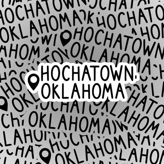 Hochatown, Oklahoma Location Sticker