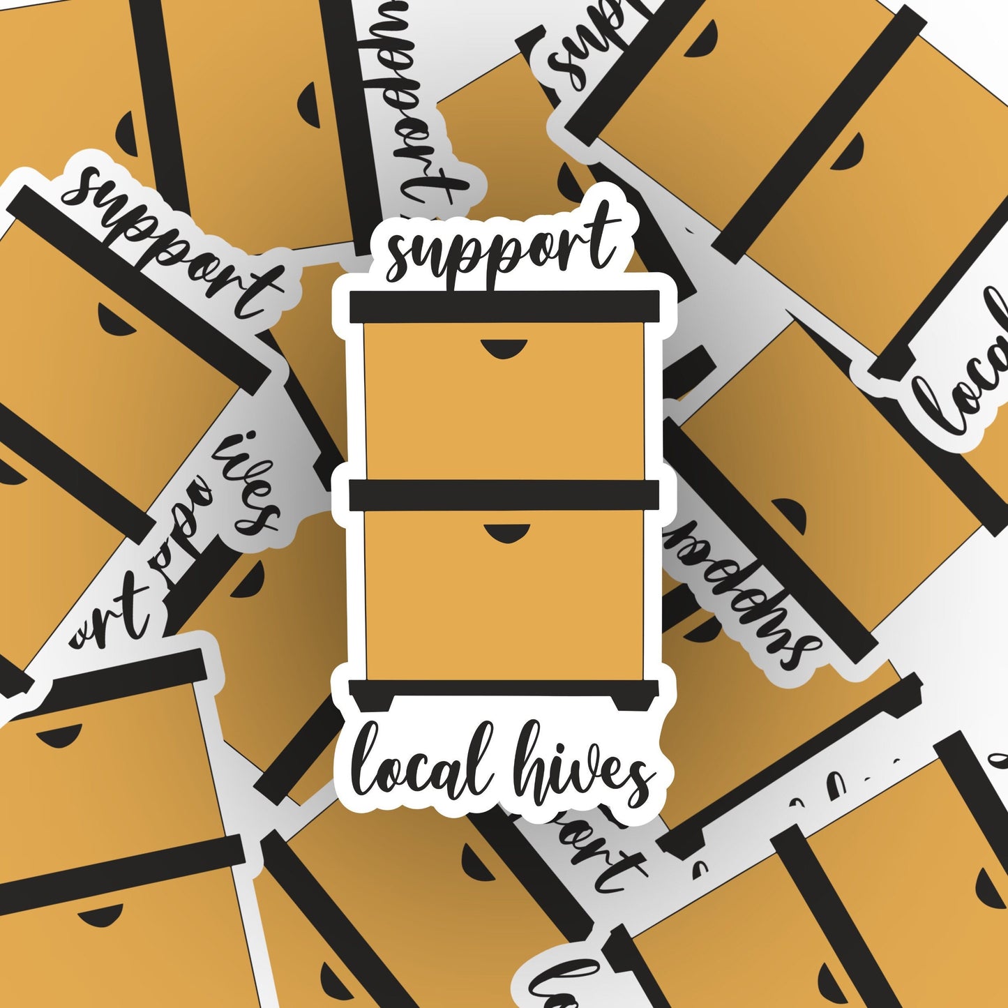 Support Local Hives Sticker