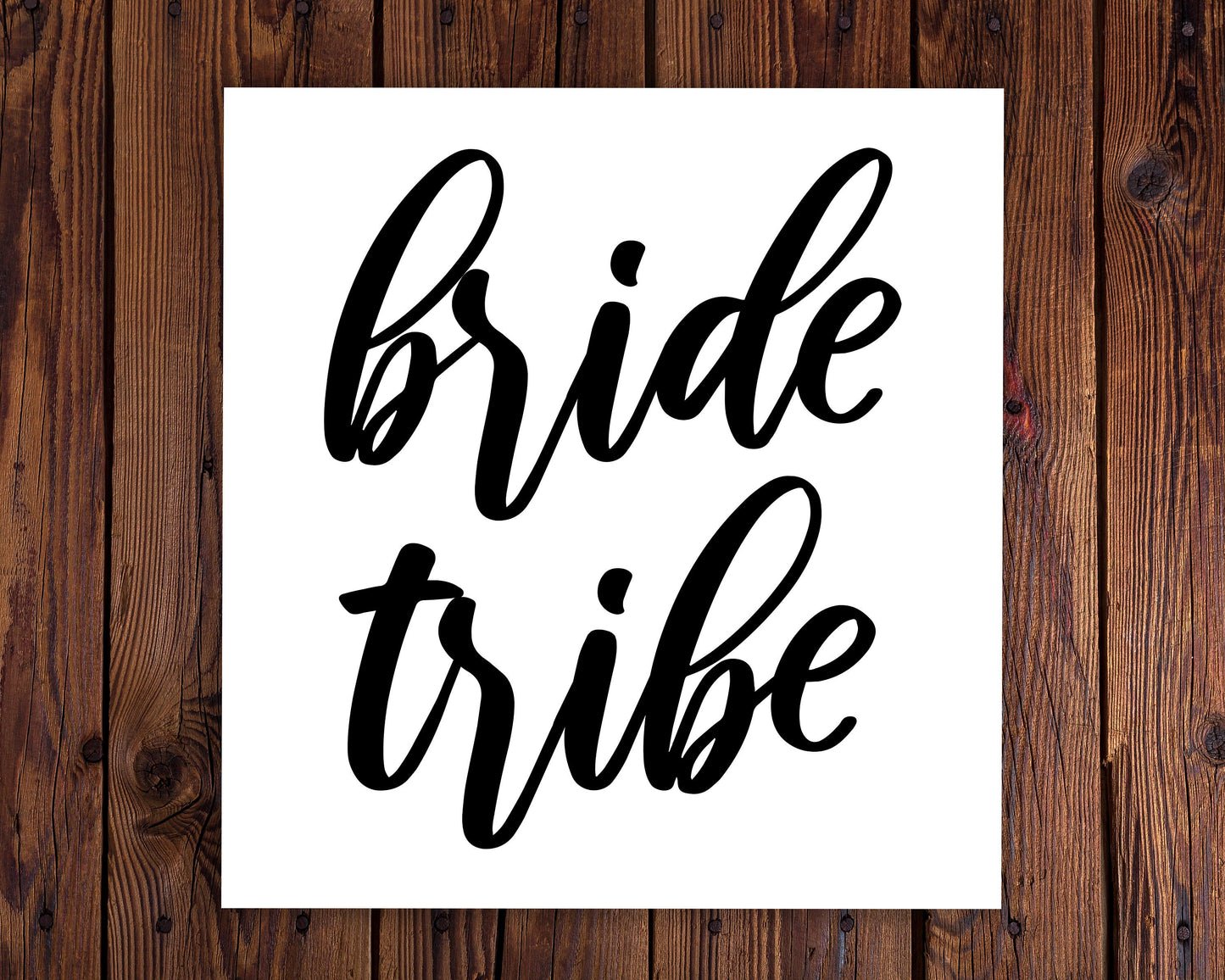 Bride Tribe Decals