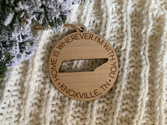 Customizable Home Is Wherever I'm With You Ornament