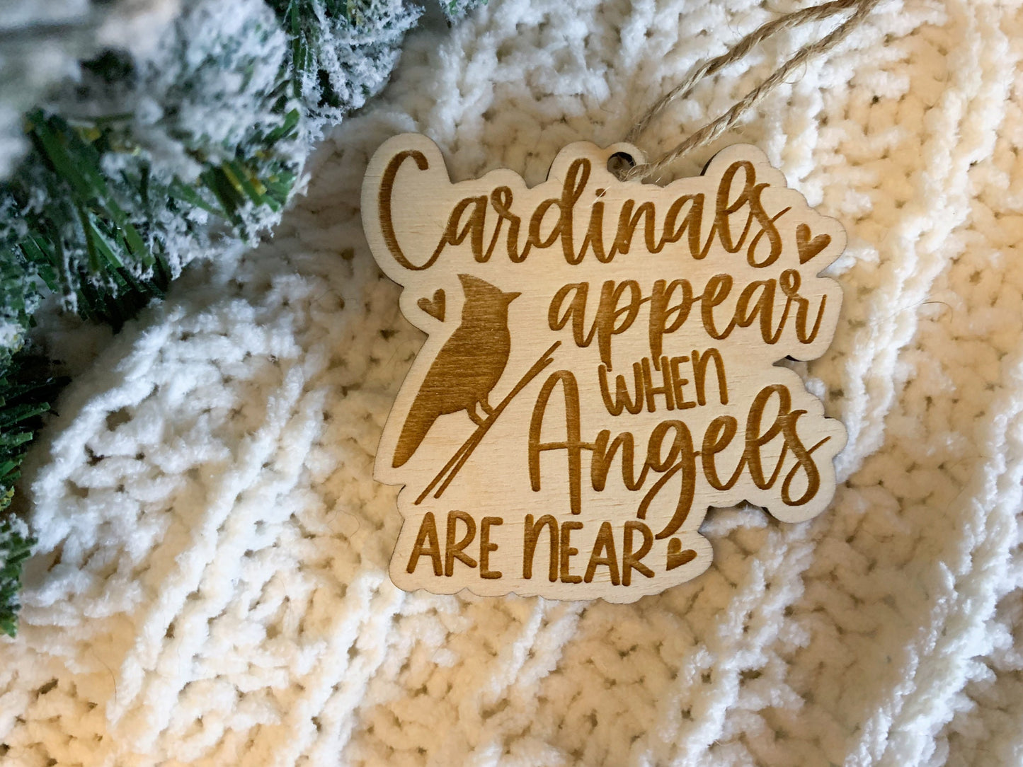 Cardinals Appear When Angels Are Near Ornament